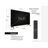 ابعاد و کنترل تلویزیون 75 اینچ سامسونگ 4K مدل 75TU8000